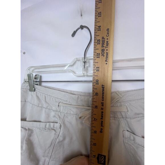 North Face Women's Khaki Flare Leg Adjustable Pullon Athletic Pants - Size 8 - Picture 7 of 9